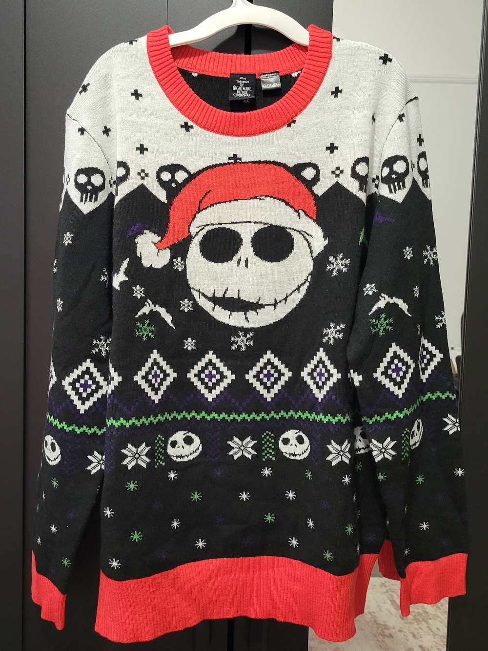 Disney The Nightmare Before Christmas Holiday Ugly Sweater - XL